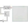 bílý vestavný LED panel 600x600mm (Barva světla Teplá bílá, Stmívatelnost Stmívatelný, Výkon 48W)