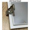 bílý vestavný LED panel 600x600mm (Barva světla Teplá bílá, Stmívatelnost Stmívatelný, Výkon 48W)