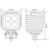 57 5 led pracovni svetlo 40w 12 36v