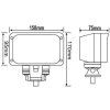 59 11 led pracovni svetlo 45w 10 30v