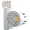 Bílý 3 fázový lištový LED reflektor denní bílá (Výkon 20W)