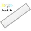 Stmívatelný stříbrný vestavný LED panel 300x1200mm 48W denní bílá