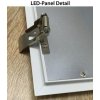 Bílý vestavný LED panel 300x1200mm 48W (Barva světla Teplá bílá, Stmívatelnost Stmívatelný, Výkon 48W)