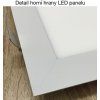 Bílý vestavný LED panel 300x1200mm 48W (Barva světla Teplá bílá, Stmívatelnost Stmívatelný, Výkon 48W)