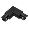 L spojka 3F pro třífázovou lištu levá černá