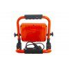 7347 10 oranzovy led reflektor se stojanem 50w denni bila