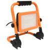 7347 11 oranzovy led reflektor se stojanem 50w denni bila