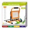 7347 12 oranzovy led reflektor se stojanem 50w denni bila