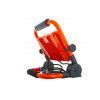 7347 3 oranzovy led reflektor se stojanem 50w denni bila