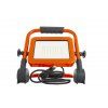 7347 8 oranzovy led reflektor se stojanem 50w denni bila
