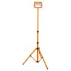 Oranžový LED reflektor s teleskopickým stojanem 30W denní bílá