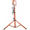 Oranžový LED reflektor s teleskopickým stojanem 30W denní bílá