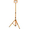 Oranžový LED reflektor s teleskopickým stojanem 30W denní bílá