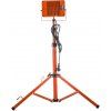 7350 6 oranzovy led reflektor s teleskopickym stojanem 30w denni bila
