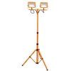 7353 7 oranzovy led reflektor s teleskopickym stojanem 2x30w denni bila