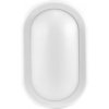 Bílé oválné nástěnné LED svítidlo 8W torto denní bílá