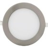 8064 matny chrom vestavny led panel 90mm 3w tepla bila