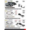 LED páska 4,8W/m bez krytí kompletní sada (Barva světla Denní bílá, Délka 5m)