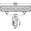 882 1 led pracovni svetlo 108w bar2 10 30v