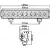 LED pracovní světlo 108W BAR2 10-30V