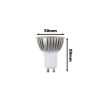 Barevná LED žárovka GU10, Žlutá 3,6W