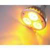 Barevná LED žárovka GU10, Žlutá 3,6W