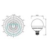 LED žárovka E27 LU1 260°