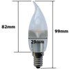Svíčka LED žárovka E14 SE240 (Barva světla Denní bílá, Výkon 3W)