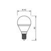 LED žárovka E14 LU 260° (Barva světla Teplá bílá, Výkon 5W)
