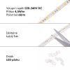 LED pásek 230V IP67 (Barva světla Červená, Stupeň krytí IP67 - ponorný, Výkon 3,5W/m)
