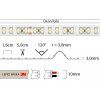 95034 3 led pasek 12w m cri 300 vnitrni denni bila 12v