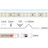 95037 3 led pasek 12w m cri 300 vnitrni studena bila 12v