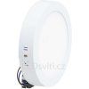 95535 5 led panel 12w prisazeny kulaty 166mm tepla bila