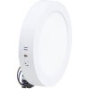 95547 3 pl18 led panel 18w prisazeny kulaty 220mm denni bila