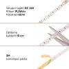 96306 4 led pasek 24v rgb4v1 cw 19 2w m vnitrni