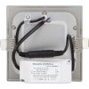 96663 8 stmivatelny stribrny vestavny led panel 120x120 mm 6w studena bila