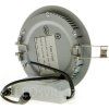 stříbrný kruhový vestavný LED panel 120mm (Barva světla Studená bílá, Stmívatelnost Stmívatelný, Výkon 6W)