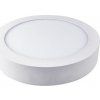 96702 3 stmivatelny bily kruhovy prisazeny led panel 120mm 6w tepla bila