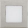 chromový vestavný LED panel 120x120mm (Barva světla Teplá bílá, Stmívatelnost Stmívatelný, Výkon 6W)