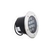 97386 6 pojezdove zemni led svitidlo 12w tepla bila 200mm