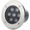 97434 7 pojezdove zemni led svitidlo 1w studena bila 52mm