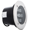 97515 11 pojezdove zemni led svitidlo 7w tepla bila 150mm