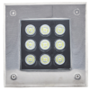 Pojezdové zemní LED svítidlo (Barva světla Teplá bílá, Stmívatelnost Nestmívatelný, Výkon 9W)