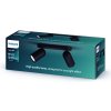 98671 2 philips led bodove prisazene svitidlo gu10 2x10w denni bila cerne pongee 50582 30 pn