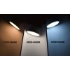 98671 6 philips led bodove prisazene svitidlo gu10 2x10w denni bila cerne pongee 50582 30 pn