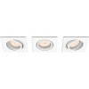 Philips LED svítidlo podhledová GU10 3x5W Enneper denní bílá 50193/31/PN